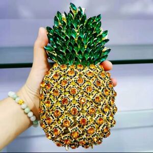 Pineapple Crystal Clutch
